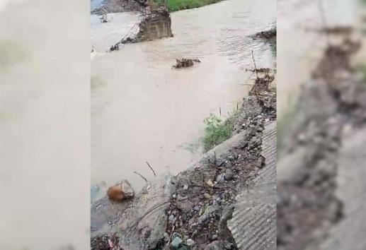 Frente Frío 9 deja incomunicada a comunidad de Rancho Alegre en Misantla (+Video) 