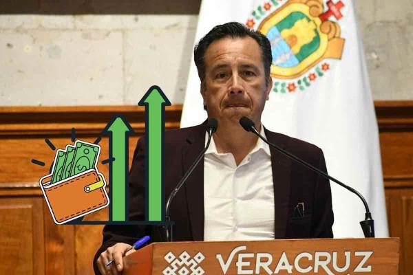 Gobernador de Veracruz ganará más en 2024; ¿cuál será su sueldo?