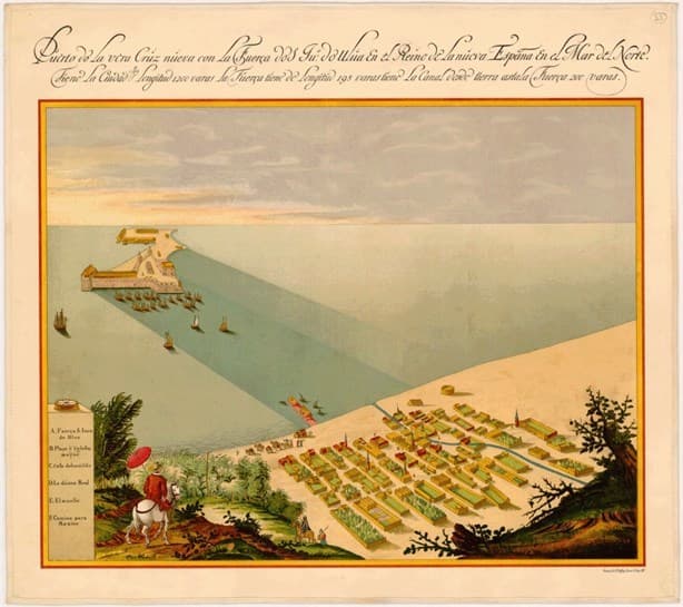 Este era el cauce del río Tenoya que atravesaba el centro de la ciudad de Veracruz