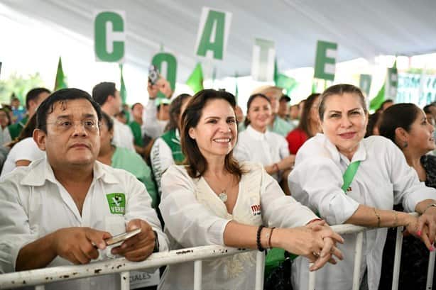 Rocío Nahle es arropada en Veracruz por el Partido Verde rumbo al 2024 | VIDEO