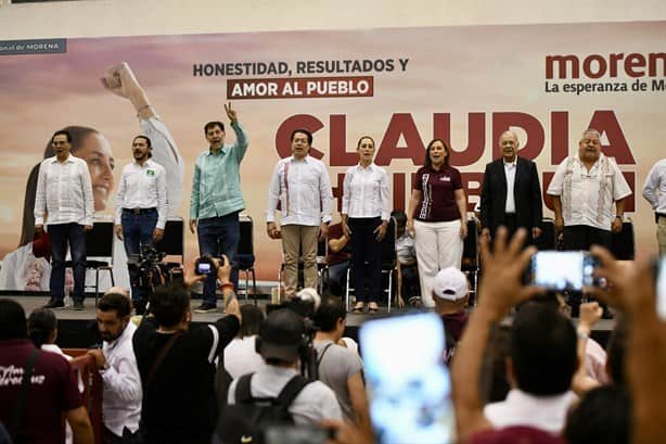 Arranca Claudia Sheinbaum precampaña en Veracruz