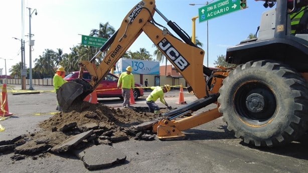 Estos son los cierres viales en Boca del Río por reparación de hundimientos