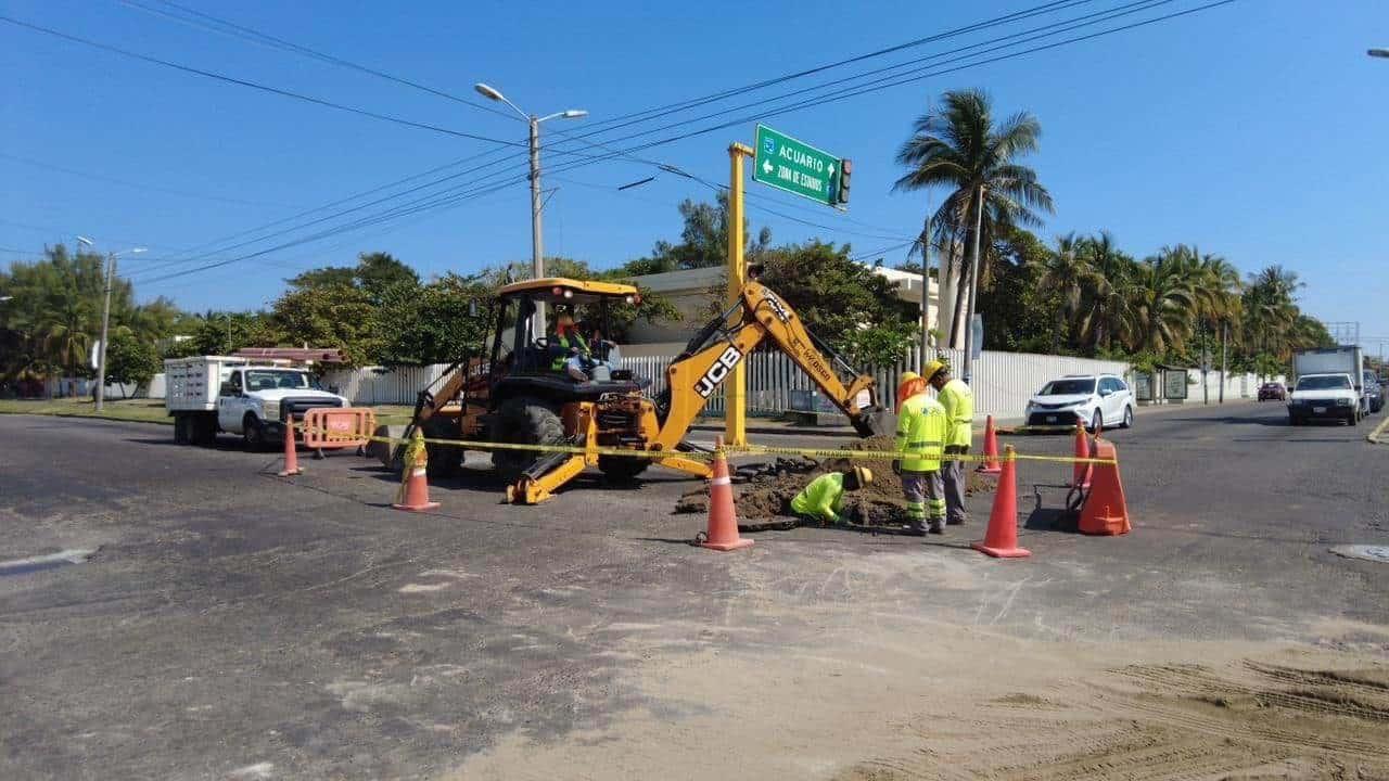 Estos son los cierres viales en Boca del Río por reparación de hundimientos