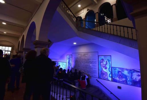 Inauguran el mural "Xalapa, manantial de cultura" de Melchor Peredo
