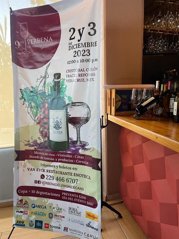 Este día realizarán la novena Verbena del Vino Mexicano en Veracruz