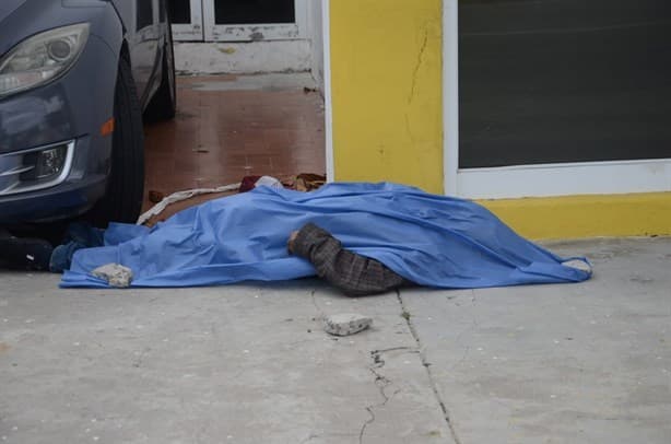 Hombre en Veracruz perdió la vida en plena calle