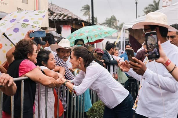 Respaldan Los Tuxtlas a la precandidata presidencial Claudia Sheinbaum