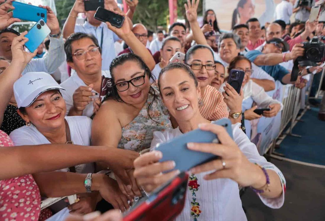 Respaldan Los Tuxtlas a la precandidata presidencial Claudia Sheinbaum