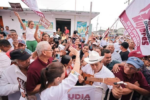 Respaldan Los Tuxtlas a la precandidata presidencial Claudia Sheinbaum