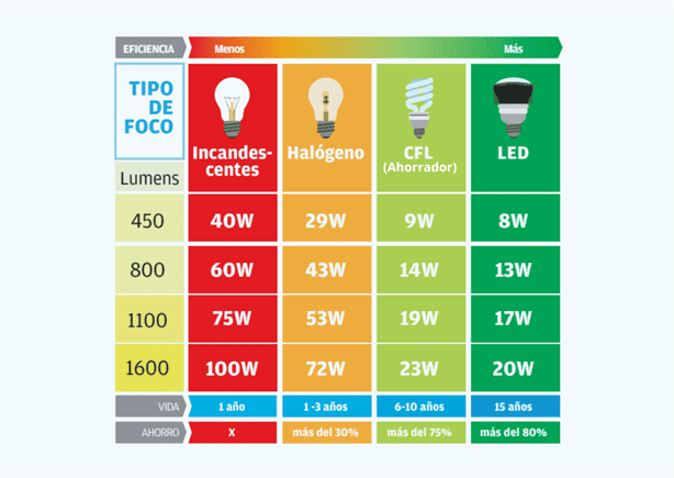 Profeco recomienda estos focos ahorradores para disminuir recibo de luz