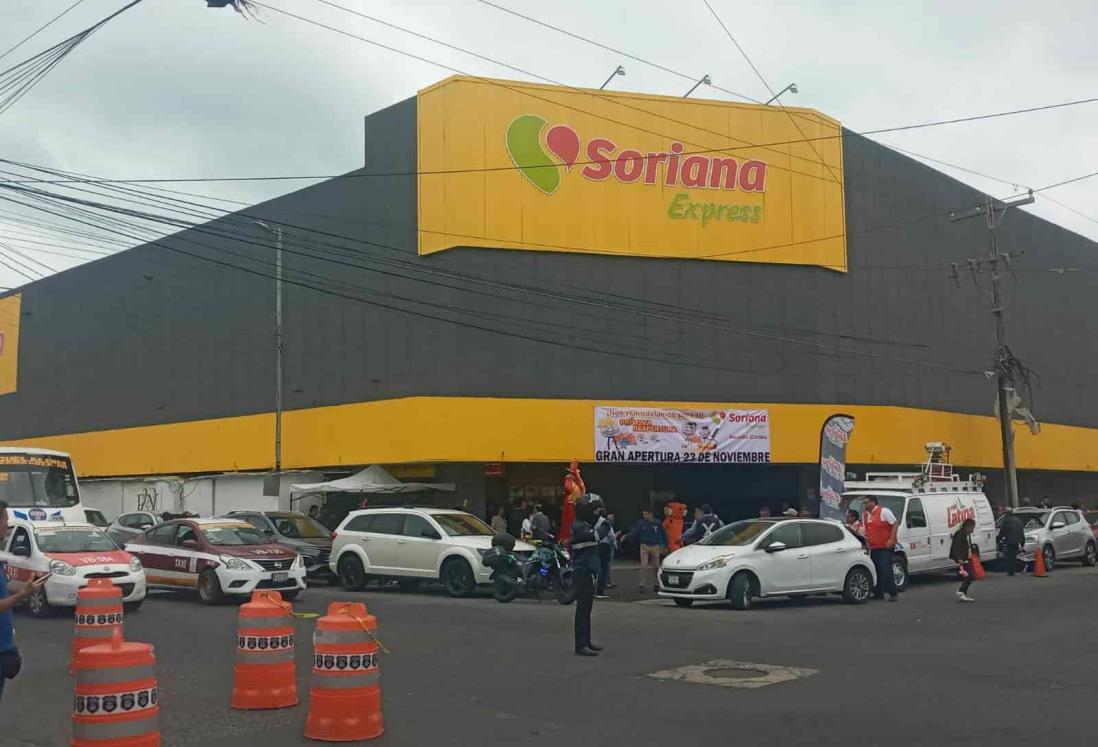 Abren otra vez Soriana Mercado en la zona centro de Veracruz