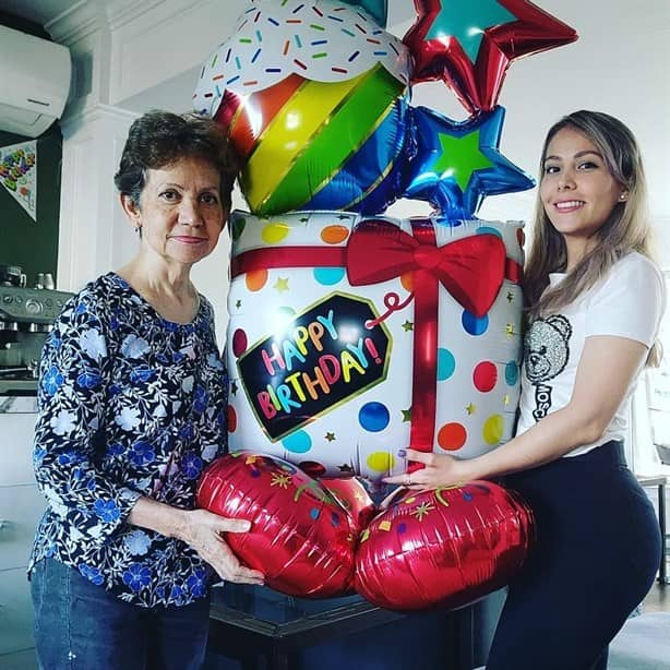 Maripi de Uriarte Lorente disfruta en famiia