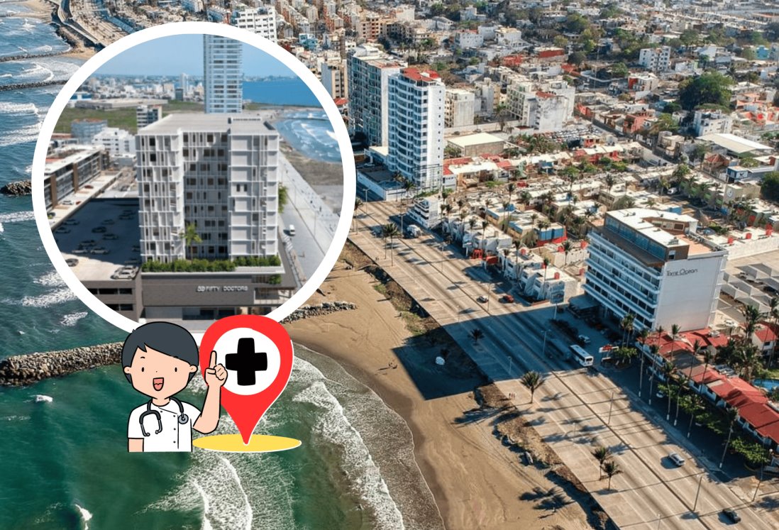 Esta será la torre hospitalaria que construirán en el bulevar de Boca del Río