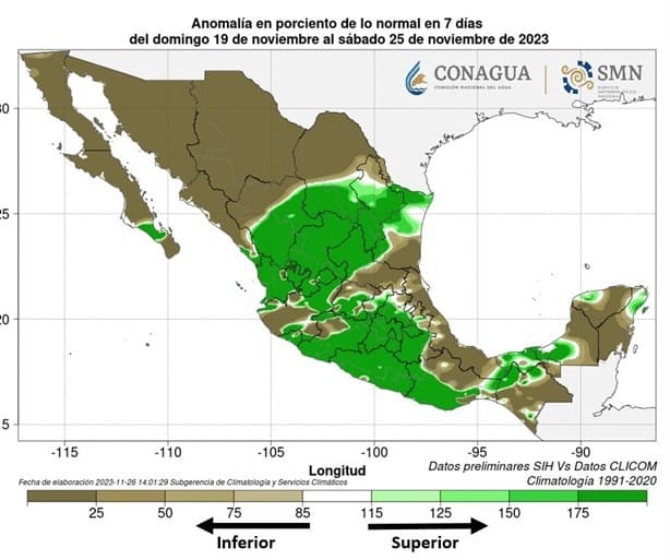 Frente frío 12: así afectará hoy 27 de noviembre en Veracruz