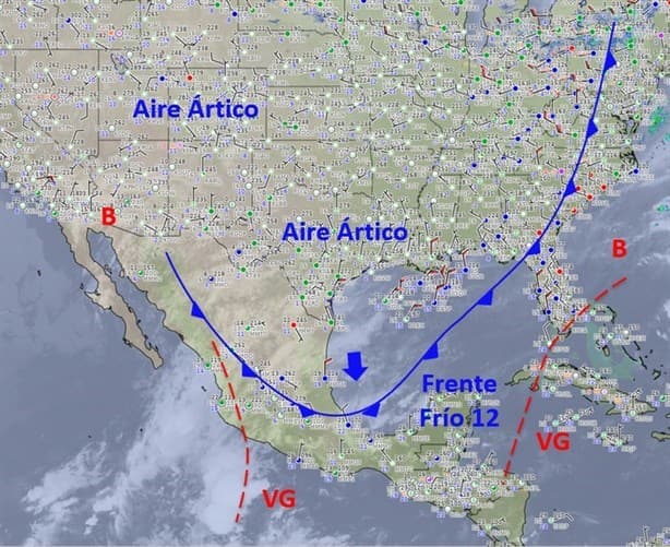 Ingresa Frente Frío 12 a Veracruz: estas son las rachas alcanzadas