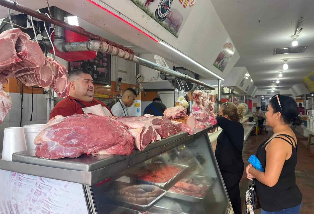 Sin aumentos en precios de la carne en mercados de Veracruz previo a temporada navideña