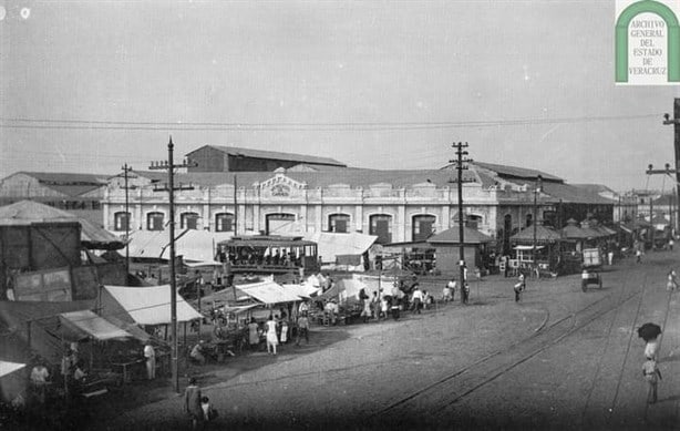 Así lucía el mercado Hidalgo en Veracruz creado en 1923