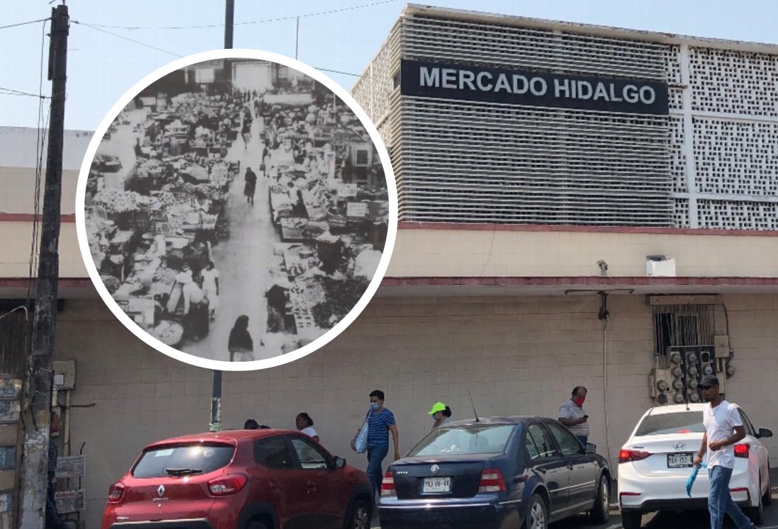 Así lucía el mercado Hidalgo en Veracruz creado en 1923