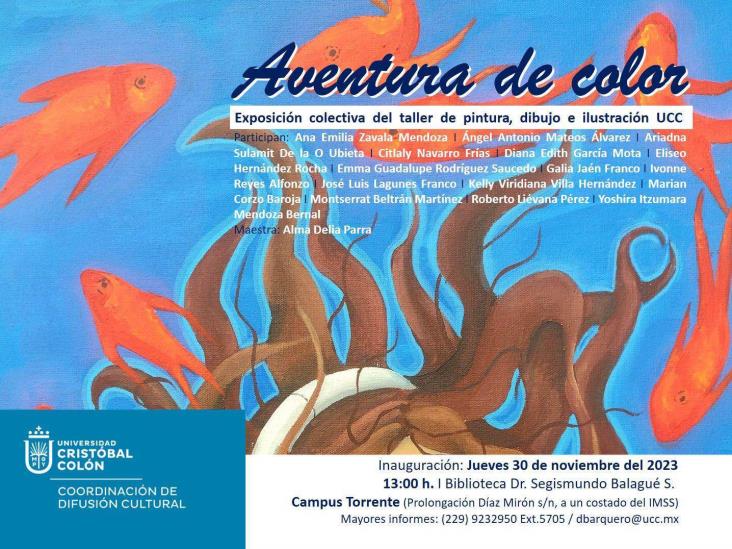 Aventura del color; Taller de Pintura, Dibujo e Ilustración de la UCC