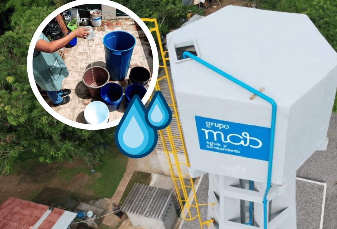 Esta colonia de Veracruz no tendrá agua este miércoles 29 de noviembre de 2023