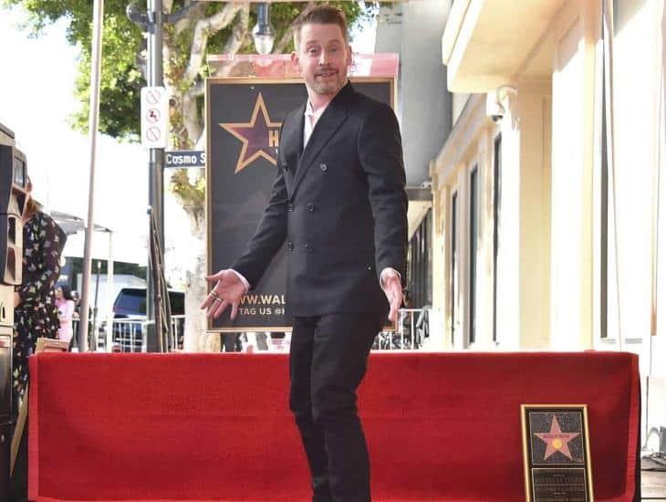 Macaulay Culkin recibe estrella en el Paseo de la Fama de Hollywood