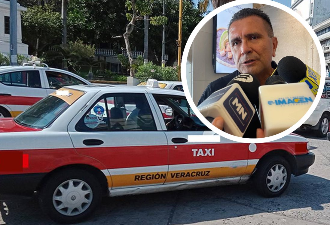 Taxistas en Veracruz alistan unidades para prestar servicio por temporada decembrina