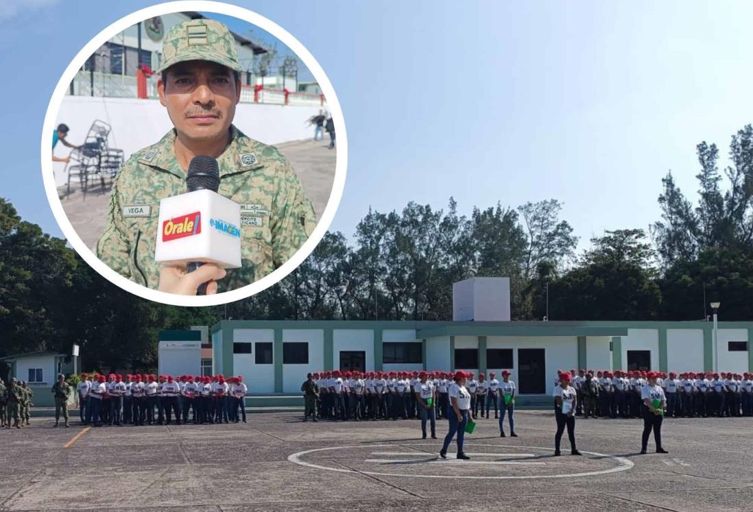 400 jóvenes recibieron su cartilla liberada del Servicio Militar Nacional en Veracruz