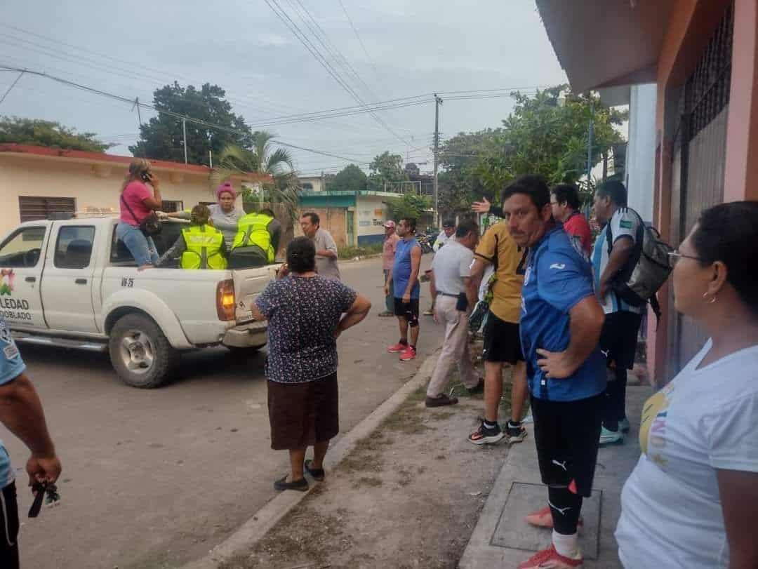 Un hombre en Soledad de Doblado perdió la vida repentinamente en la calle