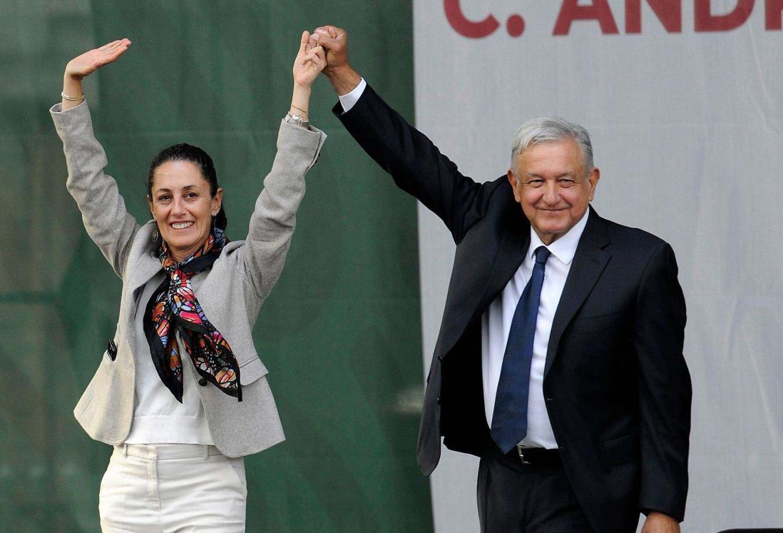 Todo lo de Sheinbaum lo veo bien, afirmó AMLO ante decisión de sumar a expriistas a su equipo