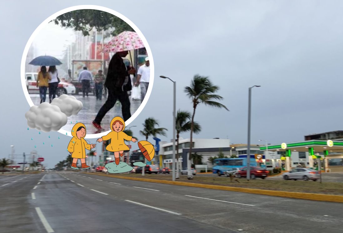 ¿Seguirán las lluvias? Así estará el clima en Veracruz del 5 al 8 de diciembre