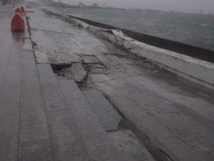 Empeora el estado del bulevar Manuel Ávila Camacho en Boca del Río