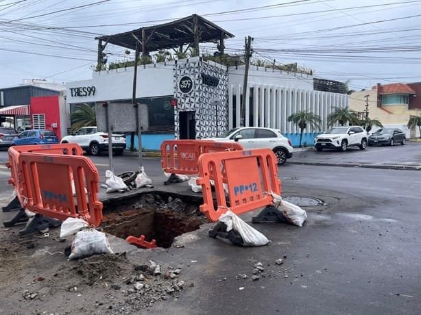 Cierran calle en Jardines de Virginia por trabajos de CABoca