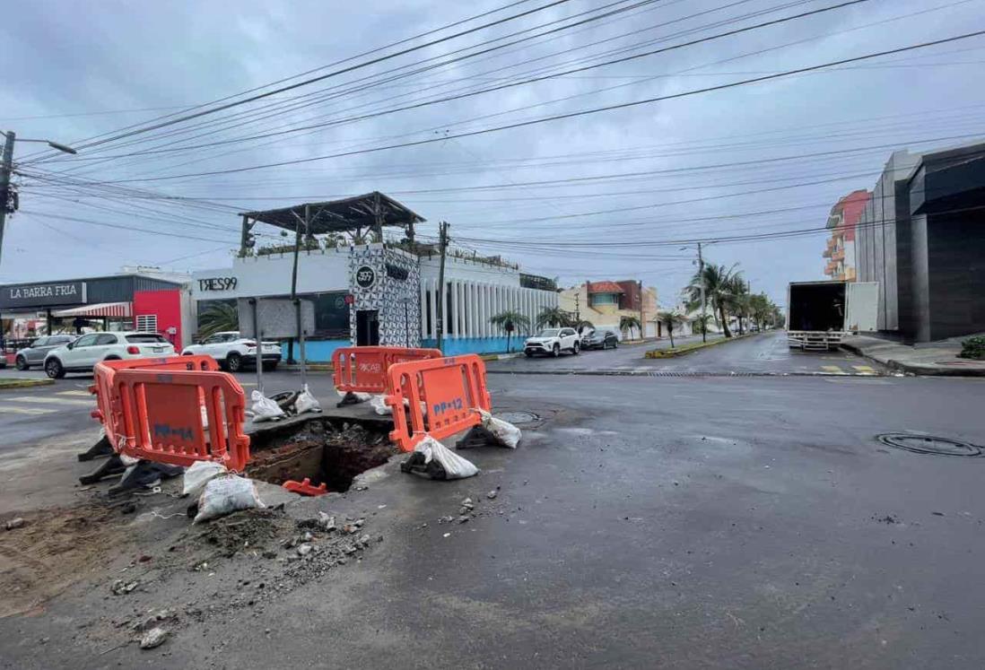 Cierran calle en Jardines de Virginia por trabajos de CABoca