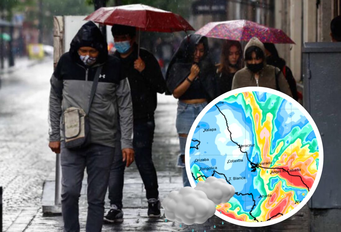 ¿Lloverá este miércoles? Así estará el clima en Veracruz este 06 de diciembre