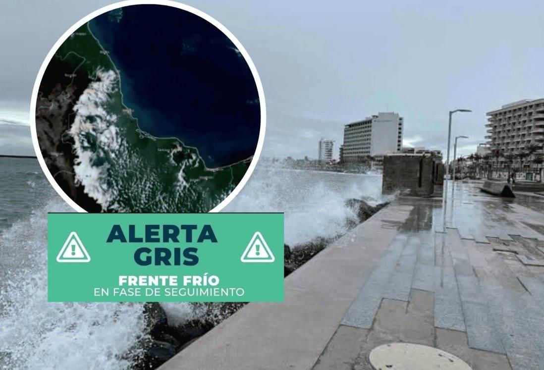 Emiten Alerta Gris por próximo evento de norte en Veracruz