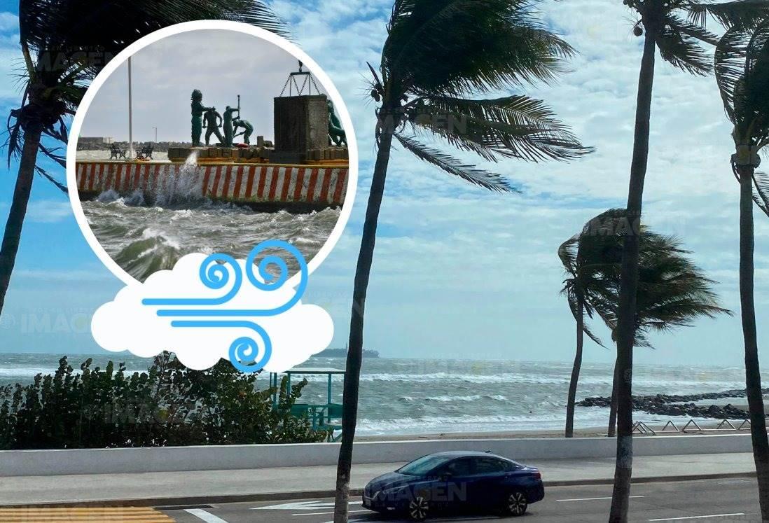 Estas son las rachas de viento pronosticadas para el norte en Veracruz el domingo