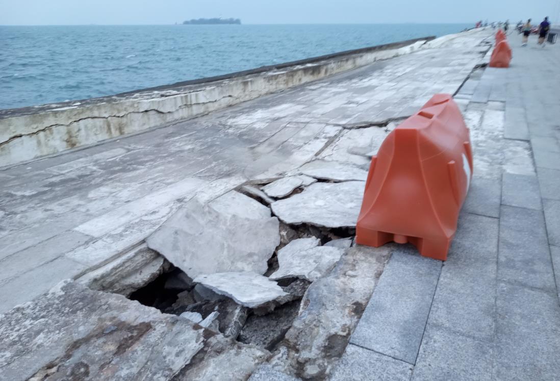 Ocho escolleras son las que se deben hacer en el bulevar de Boca del Río: Unánue