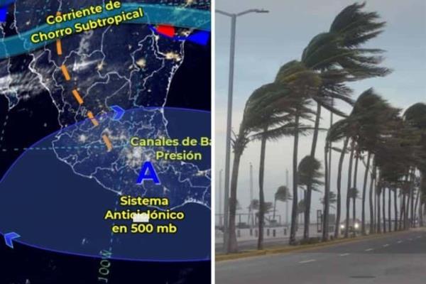Frente Frío 16 traerá lluvias y vientos fuertes ¿Afectará a Veracruz?