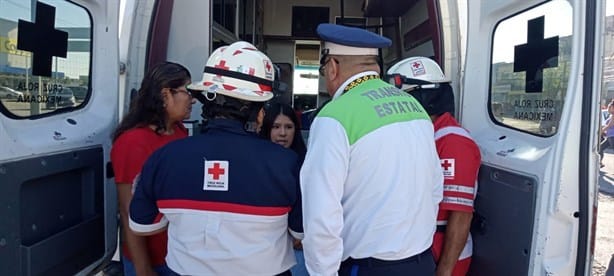 Estudiante atropella a compañera frente la UV Coatzacoalcos