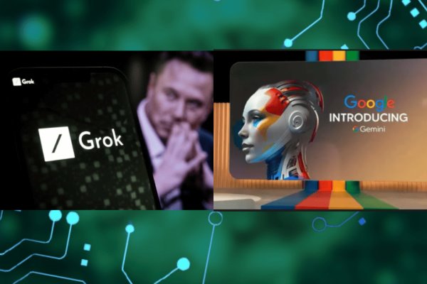 Gemini de Google y Grok de Elon Musk, "Los rivales de Chat GPT"