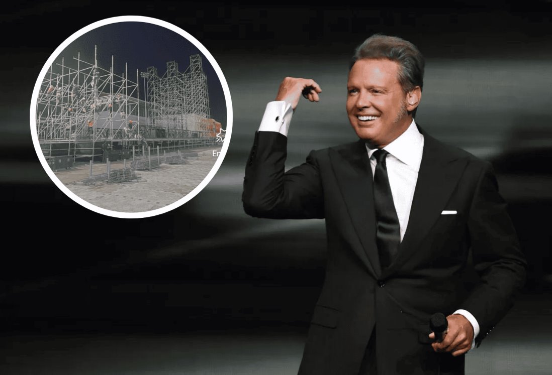 Concierto de Luis Miguel en Veracruz: inicia instalación de escenario