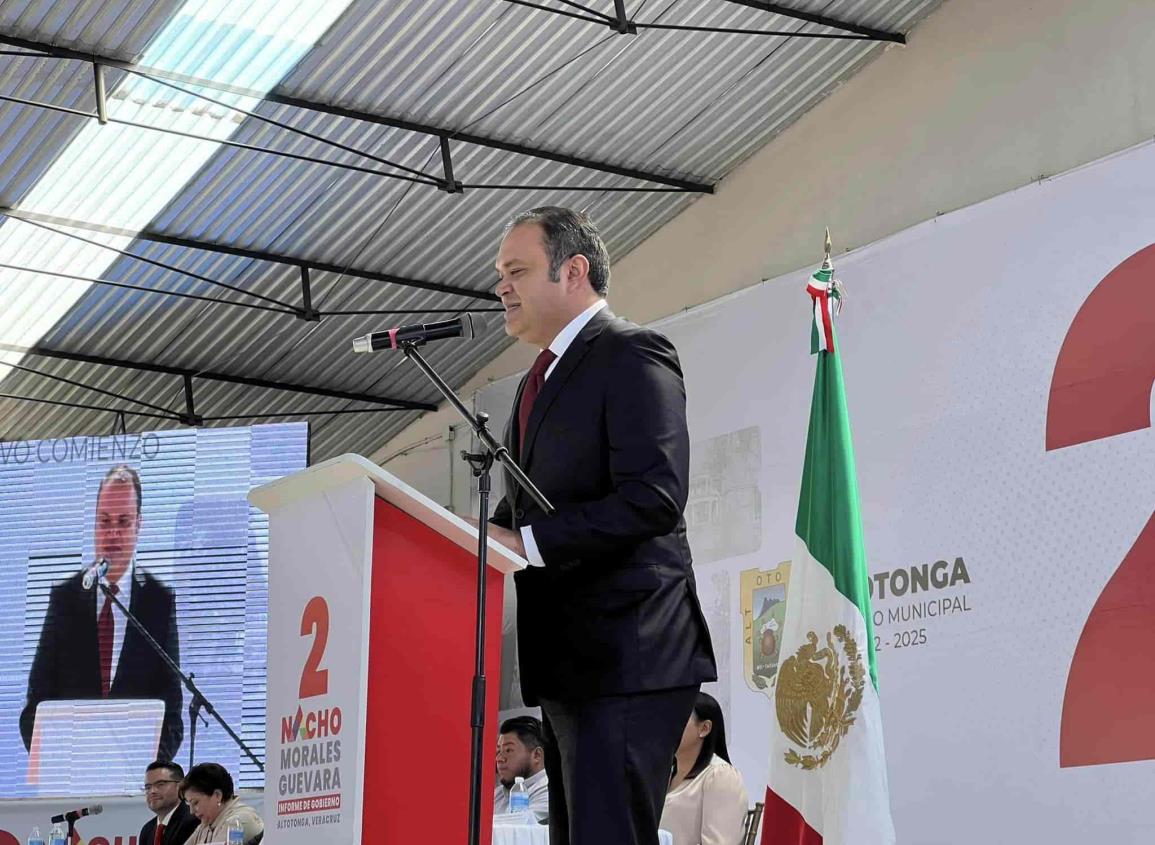 Segundo Informe de labores de Nacho Morales, presidente municipal de Altotonga