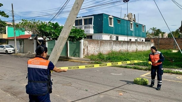 Solo daños materiales por Frente Frío 16 en Boca del Río: Juan Manuel Unánue