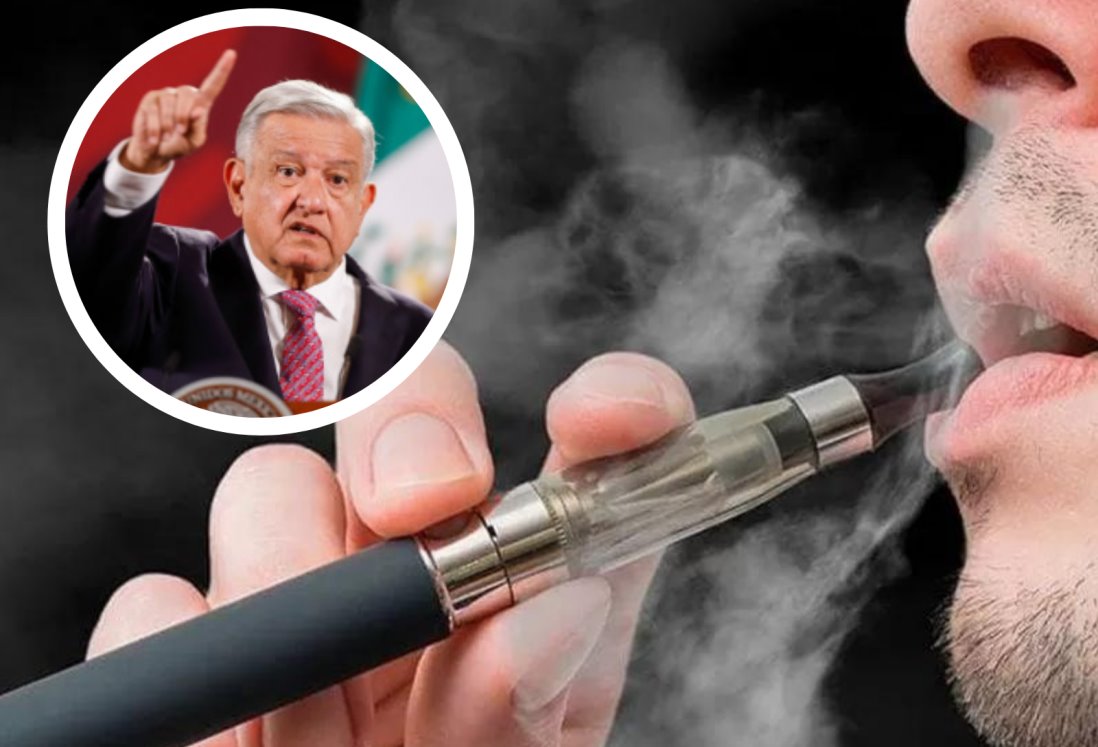 AMLO enviará iniciativa para prohibir los vapeadores en 2024