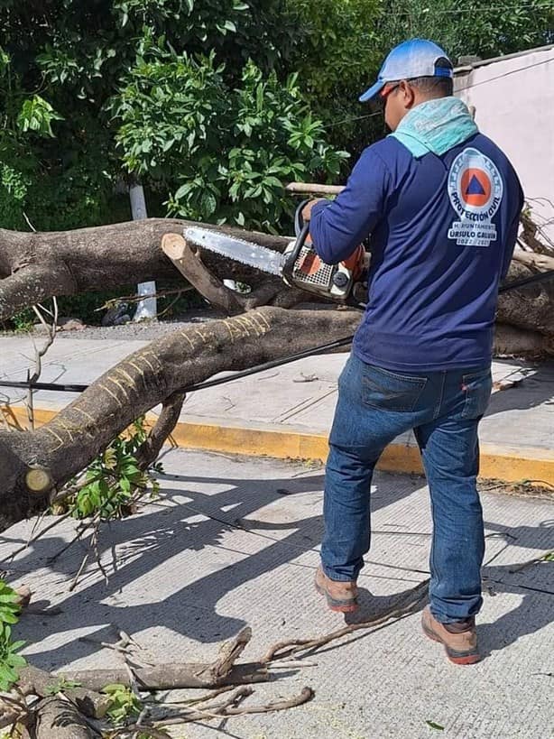 Familia pierde el techo de su casa en Úrsulo Galván por norte explosivo