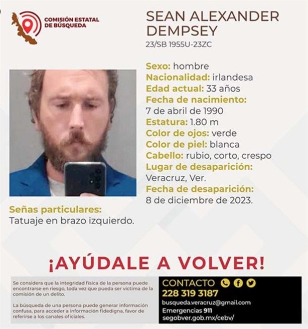 ¿Quién era el irlandés “desaparecido” en Veracruz; buscado por la policía de EU?