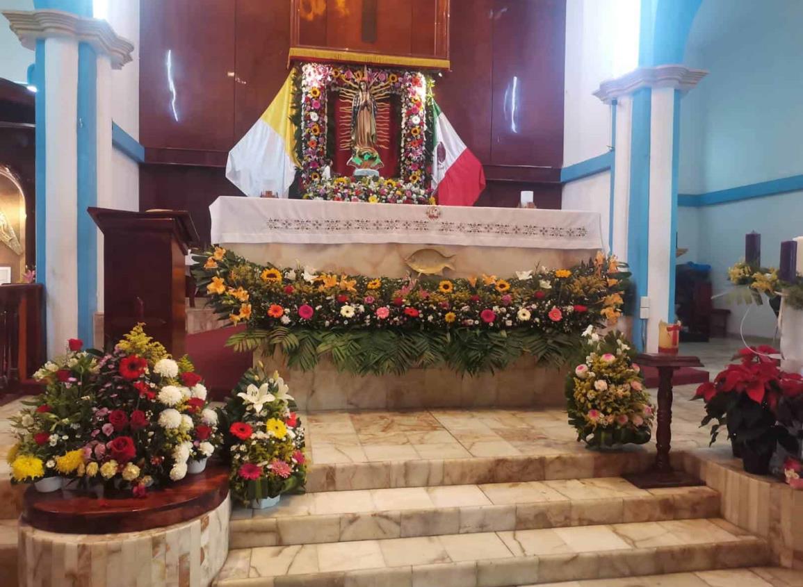 Inclemencias del tiempo no detuvieron celebración a la Virgen de Guadalupe