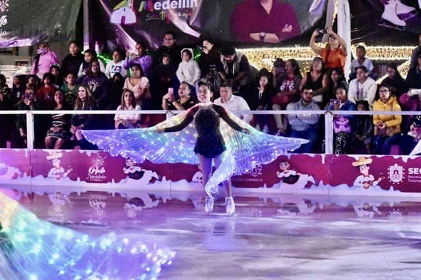 Estos son los horarios de la pista de hielo en Medellín de Bravo