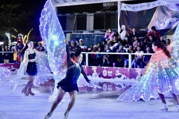 Estos son los horarios de la pista de hielo en Medellín de Bravo