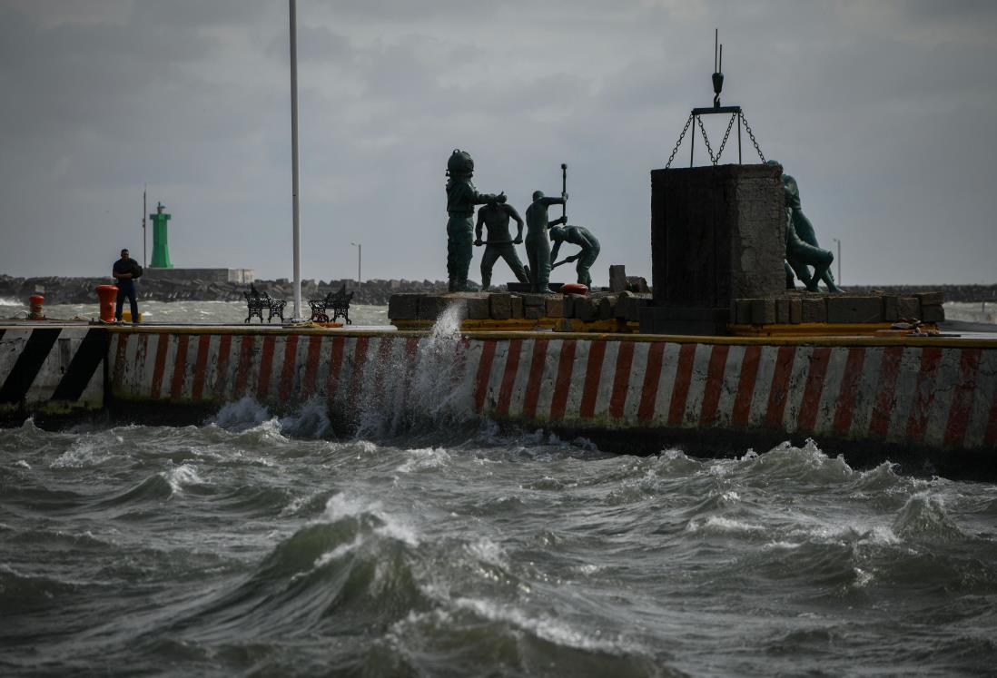 Estas rachas de viento se sentirán para el mediodía de este sábado por norte en Veracruz